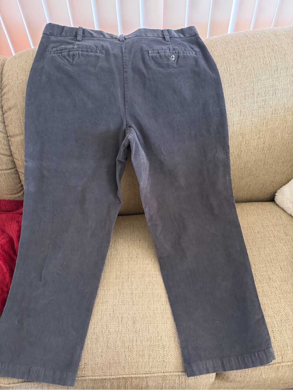 croft & barrow Men's Charcoal Corduroy Pants